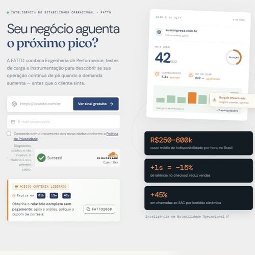 Como contratar teste de performance e teste de carga profissional