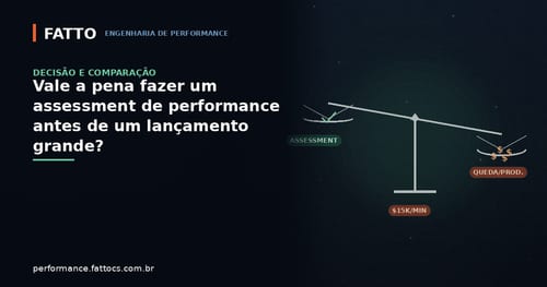 Vale a pena fazer um assessment de performance antes de um lançamento grande?